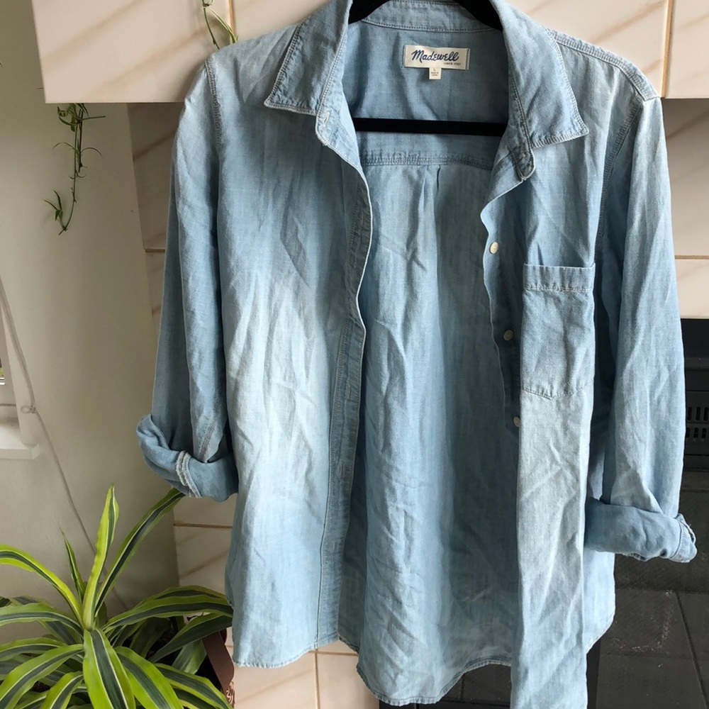 Madewell chambray button up
